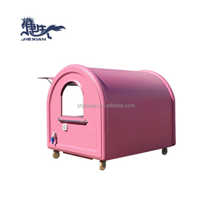 Carrito de Comida de Aluminio JX-FR260WA con Ruedas para Aperitivos, Dulces y Helados, Tipo Remolque Portátil - Product Image 2