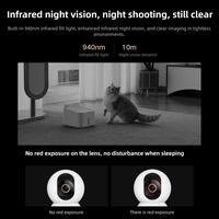 Caméra intelligente Xiaomi originale 4 4K Wi-Fi 6 double bande avec suivi IA, vision nocturne, audio bidirectionnel, sécurité domestique, surveillance de bébé, caméra pour animaux de compagnie