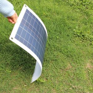 Panneau solaire semi-flexible 50W 18V pour l'extérieur, la maison, le toit, le balcon, la climatisation, la voiture, le bateau, l'alimentation de secours - Product Image 3