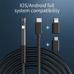 กล้องเอนโดสโคปแบบมีสายขนาด 8 มม. 3 in 1 กล้องแบบยืดหยุ่นกันน้ำขนาดเล็ก Type-C สำหรับสมาร์ทโฟน <span class=keywords><strong>iPhone</strong></span> - Product Image 2