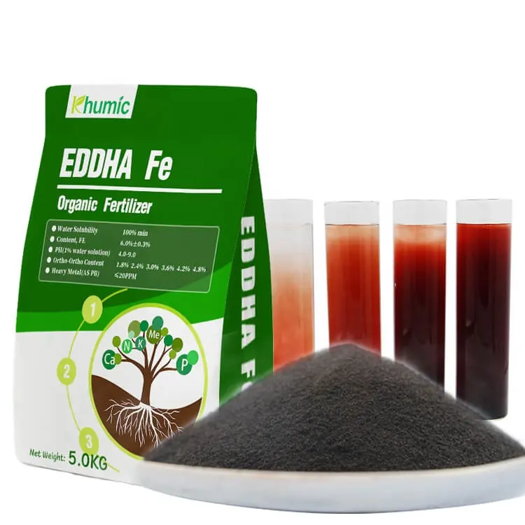High-efficiency most popular Micronutrient Fertilizer Chelated Iron eddha fe 6