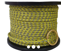Cordage tressé en polyéthylène, fil utilitaire tressé, cordons décoratifs, cordage creux en PE pour yacht, wakeboard et ski nautique
