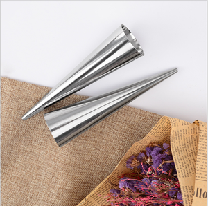 ชุดหัวตกแต่ง<span class=keywords><strong>ครีม</strong></span>,หลอดตกแต่งครัวซองต์ปลายสแตนเลสสำหรับตกแต่ง<span class=keywords><strong>เค้ก</strong></span> - Product Image 3