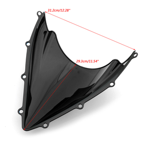 Haute qualité ABS Pare-Brise Pare-Brise Pour MV Agusta 2012-2017 <span class=keywords><strong>F3</strong></span> <span class=keywords><strong>800</strong></span> 675 Vent Écran Noir - Product Image 2
