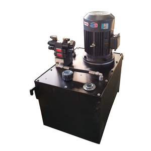 Werkseitig angepasstes Magnetventil der schwarzen Blatt pumpe 5.5KW Vertikal motor 150L Hydraulik aggregat Pack Systems tation - Product Image 6