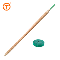 Bâtons de plantes vertes de jardin de 70cm piquets de support en fibre de noix de coco brun bâtons de mousse pliables pour grimpeurs en pot