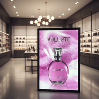 Cadre d'affiche LED rétroéclairé 16x24 24x36 27x40, boîte à lumière LED noire, impressions d'art pour chambre à coucher, salon, décoration intérieure
