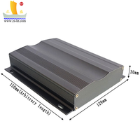 Profilés industriels en alliage d'aluminium Mini PC Boîte de jonction Anodisé Boîtier d'inverseur Corps entier Boîtier d'instrument IP54 Une pièce