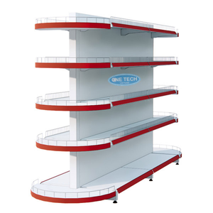 Étagère gondole légère à 5 niveaux avec capot d'extrémité Vietnam One Tech Gondola 5 niveaux Présentoir à étagères perforées - Product Image 5