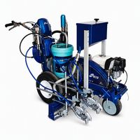 Machine de marquage routier sans air à haute pression, à moteur autopropulsé, à pompe hydraulique 12L, peinture à froid, SanWin, largeur de traçage 50-900 mm