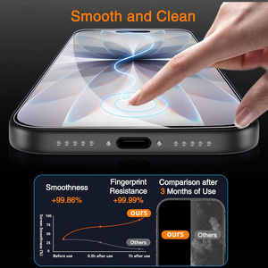 Protection d'écran en verre trempé transparent HD 9H 2.5D sur mesure d'usine d'origine pour iPhone 18 Pro Ultra fin 0,33 mm anti-rayures - Product Image 2