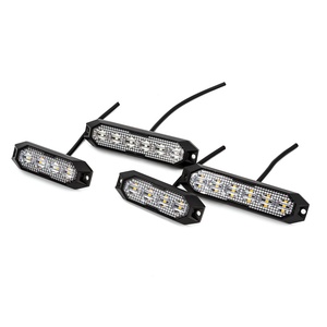 Feux de signalisation à double couleur LED, homologués CE, clignotants d'urgence, fonction d'arrêt, 12V 24V pour voitures, camions, motos, grille de véhicule - Product Image 3