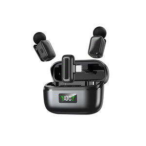 Microphone cravate sans fil Aurora Sound Mini8, léger, en métal, à condensateur, avec suppression du bruit et éclairage RGB <span class=keywords><strong>pour</strong></span> <span class=keywords><strong>téléphone</strong></span> et appareil photo - Product Image 1