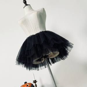 Jupe à enfiler en tulle gonflée Crinoline confortable pour femmes <span class=keywords><strong>jupon</strong></span> extensible doux <span class=keywords><strong>sous</strong></span>-jupe pour les fêtes de mariage caractéristiques à volants - Product Image 6