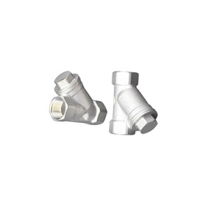 Custom 304/316 SS Y-Colador 1 "DN15 Válvula de filtro de rosca interna para tuberías Filtro de filtro Y de acero inoxidable - Product Image 1