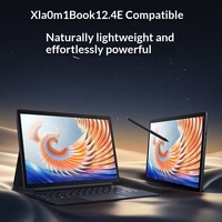 Untuk AIR Book Layar 12.4 Inci Intel 2-in-1 Laptop/Tablet Tipis Ringan Layar Sentuh untuk Video Game/Bisnis/Kerja/Pendidikan