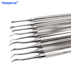 Strumenti dentali Scaler azionati a mano per la pulizia gengivale e parodontale Scaler per la pratica dell'esame 6 pezzi/set - Product Image 4