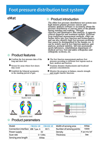 Analizador de Presión Plantar para Impresora de Plantillas Ortopédicas, Escáner de Presión del Pie, Impresora 3D para Fabricar Plantillas Ortopédicas - Product Image 2