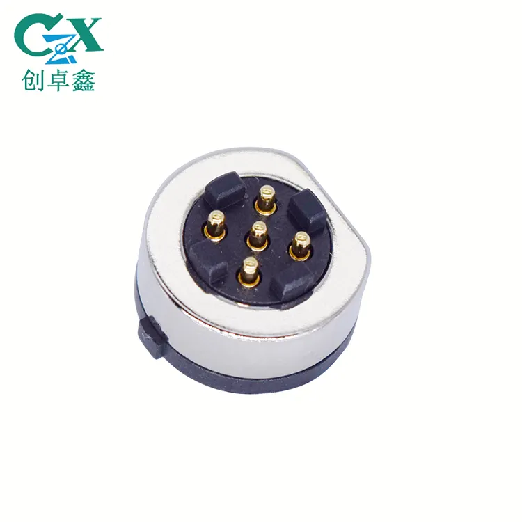 3 pin 6pin wearable magnetic charging connector 5 pin dc power socket magnet connector