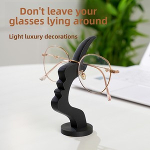 Quirky Eyeglass Frames; Eyewear Store Decor; Office Desk Ornaments; Gift Items; Tabletop Eyeglass Stands Holders ABS - Product Image 5
