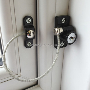 Modern White Zinc Alloy Child <strong>Safety</strong> <strong>Locks</strong> Sliding Doors <strong>Windows</strong> Restrictor Easy Installation Commercial &amp; Hotel Use - Product Image 5