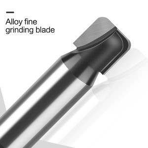 Brocas para enrutador de carburo de señalización de 6mm, cuchillo de fondo <span class=keywords><strong>circular</strong></span> de doble arco, juego de brocas para cuenco y bandeja, cortador lineal de fondo redondo - Product Image 4