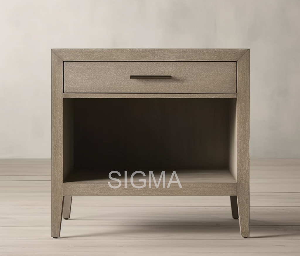 Simple modern style solid wood High Quality bedroom furniture Luxury nightstand With 1 Drawers
