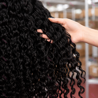 Pelucas de Cabello Humano con Encaje Frontal HD 13x4, Cabello Rizado Birmano, Peluca de Cabello Humano Virgen con Encaje Frontal, Peluca de 40 Pulgadas, 12A, Cutícula Alineada