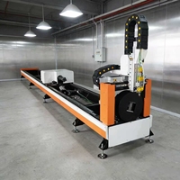 Coupe-tubes laser CNC orange de haute qualité, machine de découpe automatique de tuyaux pour acier inoxydable et acier au carbone