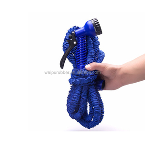 Manguera de Jardín Telescópica Triple Tropical Más Vendida, Manguera Mágica de Agua de Plástico ABS con Conector <span class=keywords><strong>Azul</strong></span>, Suave y de Alto Rendimiento, se Extiende a 3 Veces su Longitud - Product Image 4