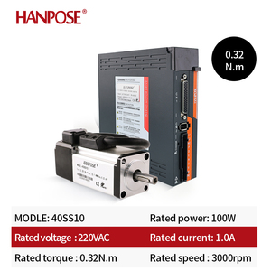 高性能伺服电机驱动套件AC200-240V 1.0A 0.32N.<span class=keywords><strong>m</strong></span> 40SS10和ASD210数控铣床设备交流伺服电机 - Product Image 2