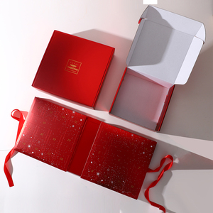 Boîte d'abonnement cosmétique en carton ondulé (option B/E) avec boîte d'expédition découpée et boîte cadeau intérieure rigide OEM - Product Image 1