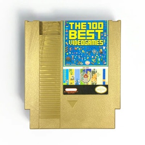 ตลับเกม 153 in 1 NES รวม 100 เกมวิดีโอเกมยอดเยี่ยม 8 บิต สีทอง เขียว ดำ 72 พิน เกมวิดีโอเรโทรสำหรับ NES - Product Image 1