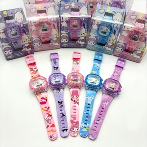 Orologio Elettronico in Plastica per Bambini con Luci e Musica, Design Cartone Animato, Ideale per Studenti delle Scuole Elementari e Premi per l'Asilo - Product Image 2