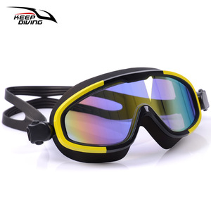 Gafas de Natación KEEP DIVING, Marco Grande Integrado, Antivaho, Anti-UV, PVC Galvanizado, Impermeables, Unisex, para Adultos, SG-430 - Product Image 5