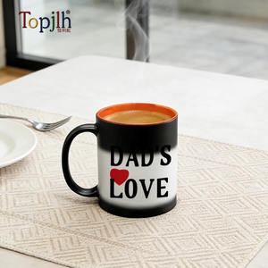 Topjlh – Tasse magique en céramique 11 oz à sublimation, intérieur coloré, personnalisable avec photo et logo, vente en gros, vierge, en vrac - Product Image 3