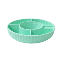   Plateau à collation en silicone pour gobelet de 40 oz avec poignée, accessoires pour récipient à collation