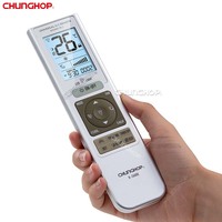 Control Remoto Universal para Aire Acondicionado con Bloqueo de Temperatura K-3688E, Código Fijo, Función Automática, 16 Botones y Temporizador