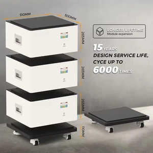 Batterie domestique Lifepo4 de qualité A 48V 51.2V 400Ah 20kWh avec système solaire au lithium 10kw 20kw 30kw IP65 pour usage domestique, protection BMS - Product Image 2