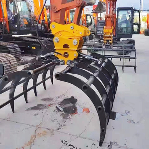 Grappin hydraulique multifonctionnel <span class=keywords><strong>pour</strong></span> excavatrices <span class=keywords><strong>de</strong></span> 6 à 40 tonnes avec rotation à 360 degrés et ouverture <span class=keywords><strong>de</strong></span> mâchoire <span class=keywords><strong>de</strong></span> 200 mm - Product Image 6