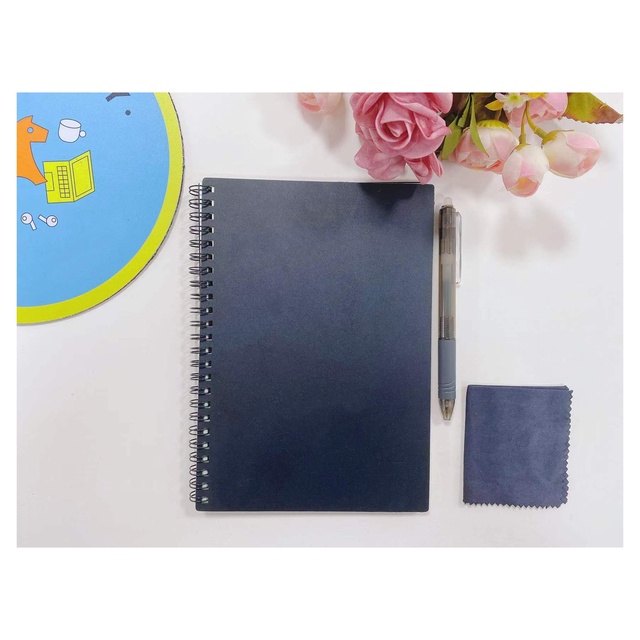 Smart Reusable Notebook Blank Custom Stone Paper Include Smart Pen Design Eco-Friendly Erasable Hardbound Blank Flip Note Book