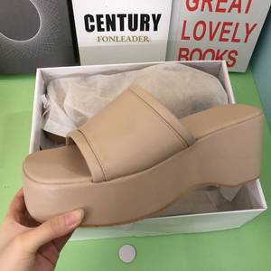 Sandales compensées à plateforme à bout ouvert, couleur bonbon, tendance et sexy, à semelle épaisse - Product Image 6