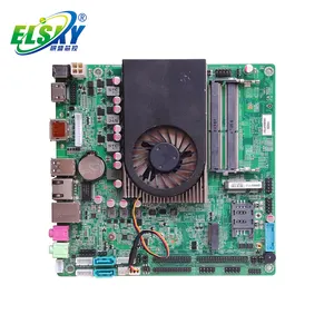 ELSKY lga 1151 اللوحة QM9850 8th الجنرال النواة i3 8130U المعالج 2LAN 6COM 2 * DDR4 ماكس 32GB RAM 4K EDP موانئ دبي LVDS HD-MI VGA