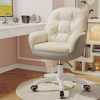 Chaise d'ordinateur confortable pour la maison, chaise de maquillage ergonomique moderne pour chambre de fille, réglable en hauteur pour salon et bureau modernes