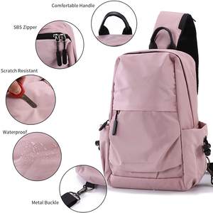 Sac à bandoulière personnalisé pour homme, sac à dos léger résistant à l'eau, sacs de poitrine et de bandoulière pour femme - Product Image 3