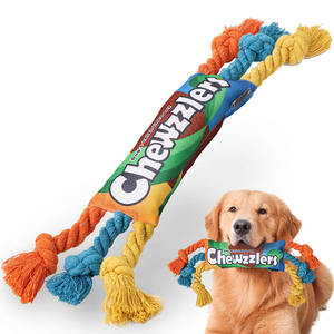 Durable Rainbow Twisty <span class=keywords><strong>Candy</strong></span> Dog Toys Classic and Cartoon Pet Squeak Juguetes de dentición para gatos Suministros para mascotas - Product Image 4