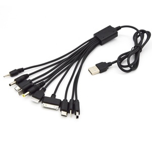 10 Trong 1 Phổ USB Sạc Cáp Đa Sạc Cáp Tương Thích Điện Thoại Di Động <span class=keywords><strong>Bluetooth</strong></span> Tai Nghe Loa MP3 Máy Nghe Nhạc - Product Image 2
