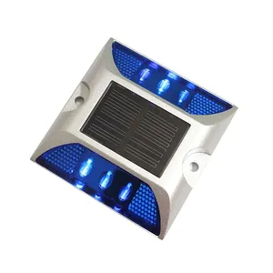 Waterdichte Oprit Op Zonne-Energie Markeerlamp Aluminium Led Road Stud Zonne-Energie Knipperlicht