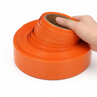 Guaina Termorestringente in PVC Arancione per Batterie 18650 21700 32650 32700, Tubo Termorestringibile per Celle al Litio