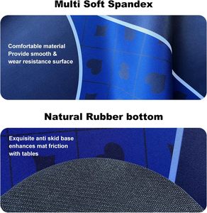 Tapis de <span class=keywords><strong>poker</strong></span> personnalisé en caoutchouc naturel et tissu technique antidérapant, prix de gros, pour Texas Hold'em, OEM - Product Image 4